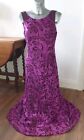 Country Casuals Lovely Full Length Silk Evening Dress Gown Size 12