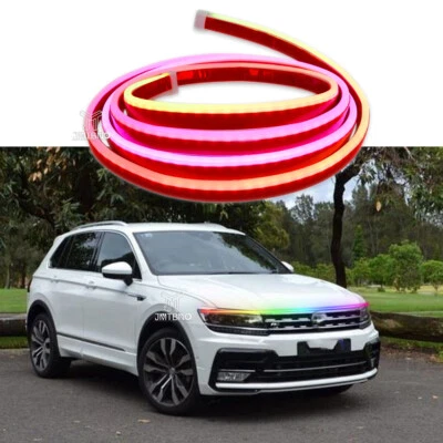 Para Volkswagen Tiguan SE Start Scan Car LED RGB Capô Luz de Sinalização 71" - Imagem 1 de 4
