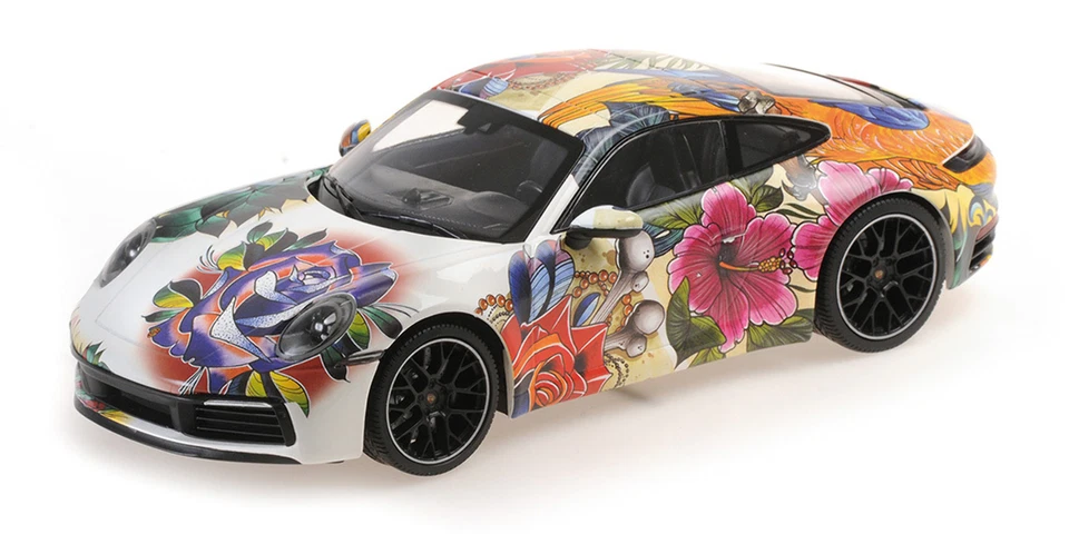 MINICHAMPS 155067329 PORSCHE - 911 CARRERA 4S COUPE FLOWER DESIGN 2019 - VARIOUS