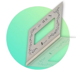 Shinwa Precision Stainless Steel Mitre Square Ornament 45° - Picture 1 of 5