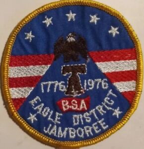 Jamboree - 1976 - Eagle District - 1776-1976 - BSA patch