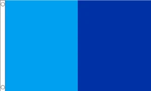 Sky Blue and Navy Blue Irish County Large Flag (8ft x 5ft) - Picture 1 of 1