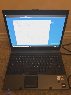 HP Compaq 6910p Intel Core 2 Duo T7300 2GB Ram 150 GB HDD Bad Battery - Image 1 of 4