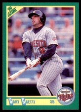 1990 Score Gary Gaetti Baseball Cards #145