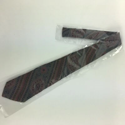 Genuine Windsor 100% Silk Handmade Stylish Formal/Casual Tie Multi Coloured - Image 1 of 4