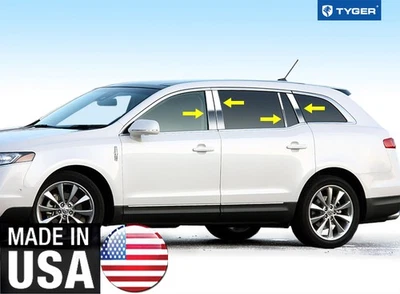 TYGER For 10-2017 Lincoln MKT 8PC With Keypad Cutout Stainless Steel Pillar Post - Изображение 1 из 4