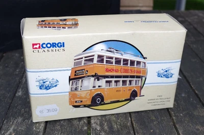 BOITE VIDE CORGI TRAMWAY KARRIER W4 TROLLEYBUS 97870 + accessoires TRES BON ETAT - Photo 1/4