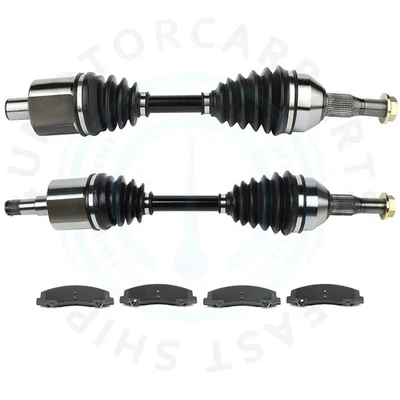 Eje delantero CV + pastillas de cerámica de freno para Chevrolet Monte Carlo 2006-2007 3,5 L 5,3 L Foto 1 de 4