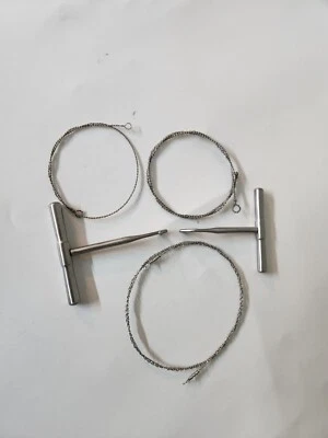 GIGLI Saw Wire Set with handle (12"+20"+30" ),Orthopedic Surgical Veterinary - Image 1 of 4