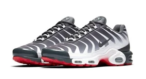 Nike Air Max Plus TN SE BEFORE THE BITE Grey White Red AQ0237-100 Men's 10 Shoes - Picture 1 of 8