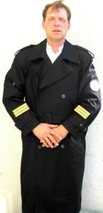 Cappotto Marina Tg 58,56 Capitano Carnevale Halloween Carnevale Articolo NVA Uniforme - Foto 1 di 3