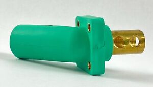 Marinco Degree Inlet Panel Mount Double Set Screw Male Green CLS45MRB-E