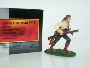 CONTE REV219 AMERICAN REVOLUTION ROGERS RANGERS RUNNING WITH MUSKET TOY SOLDIER - Picture 1 of 2