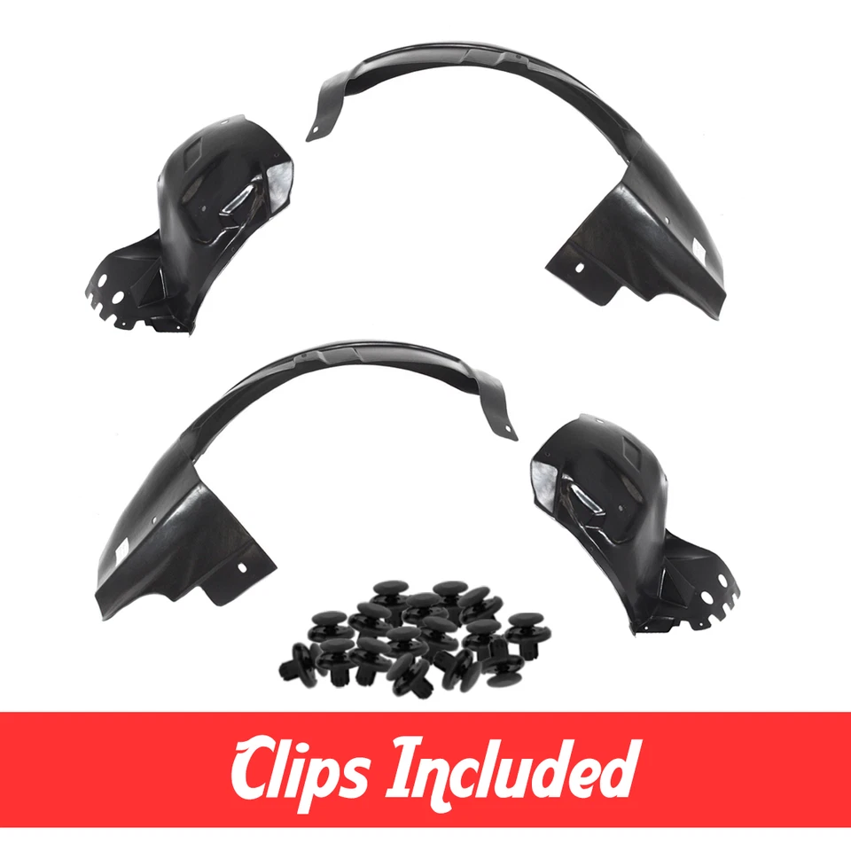 Front Fender Liner Sections Set w/ Clips For 2008-2013 Cadillac CTS GM1248198 Foto 1 de 4