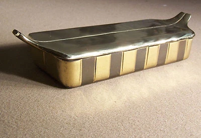 ОЧЕНЬ РЕДКАЯ ВИНТАЖНАЯ ДИЗАЙНЕРСКАЯ КОРОБКА NORMAN BLECKNER СЕРЕДИНЫ ВЕКА СОВРЕМЕННОГО ИСКУССТВА! - Изображение 1 из 4