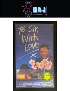 VHS Movie -To Sir With Love- Vintage *Nostalgia* (Aussie Seller) - Picture 1 of 1