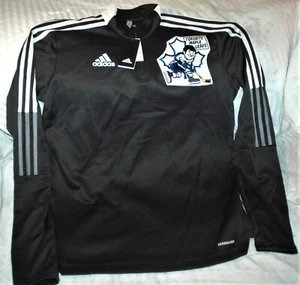 Top allenamento Toronto Maple Leafs Tiro 1/4 UOMO MEDIO NUOVO CON ETICHETTE NHL ritorno RARO! - Foto 1 di 3
