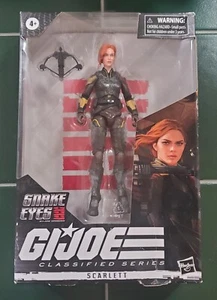 G.I. Joe Classified Series #20 SCARLETT Snake Eyes: Origins Figura da 6" pollici NUOVO - Foto 1 di 3