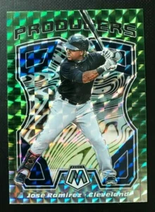 2021 Mosaic Jose Ramirez Green Mosaic Prizm Producers #P2 Cleveland Indians - Bild 1 von 2
