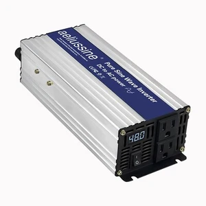 800W Pure Sine Wave Inverter-48V DC to 110V 120V AC Power Converter 2 AC Outlets - Bild 1 von 10