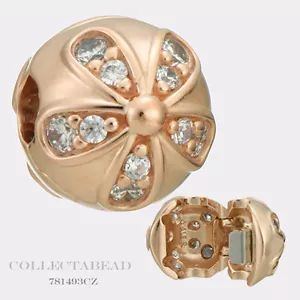 Echt Pandora Silber PANDORA Rose Schillernde Gänseblümchen CZ Clip 781493CZ - Bild 1 von 1