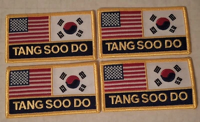 4 TANG SOO DO martial arts uniform patches