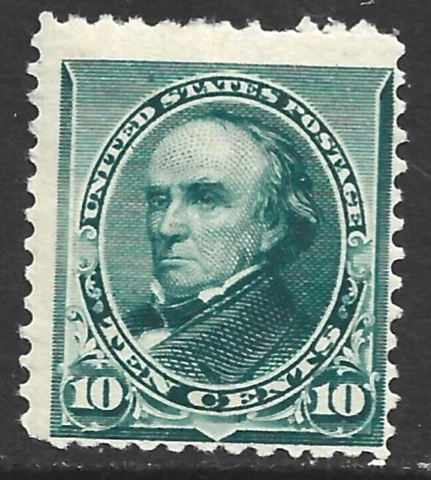 United States, Scott #226, 10c Webster, MH Cover