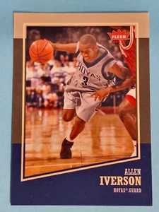 2013-14 Fleer Retro Allen Iverson Georgetown Hoyas #1 - Picture 1 of 2