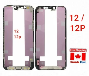 Front Bezel Frame LCD Screen Holder Replacement for iPhone 12 6.1'' All Models - Picture 1 of 3