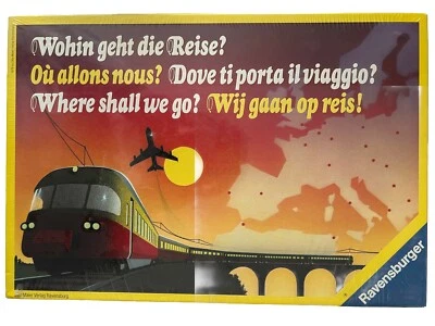 Ravensburger ¿A dónde vamos?  ¿A dónde va el viaje? Vintage 1976 precintado Foto 1 de 2
