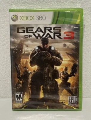 Gears of War 3 (Microsoft Xbox 360, 2011) Epic Games White Label NEW SEALED - Image 1 of 4