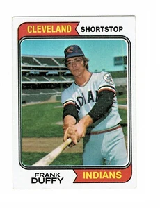 Frank Duffy 1974 Topps # 81 Cleveland Indianer Baseballkarte - Bild 1 von 2
