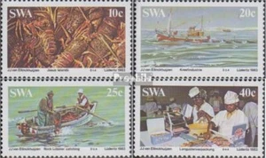 Namibia - África sudoccidental 545-548 sobres primer día 1983 Langustenindustrie - Imagen 1 de 1