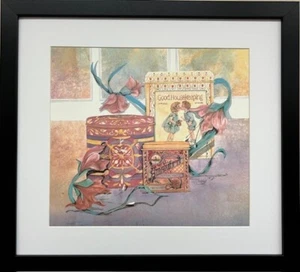 Natalie Dorf "Good Housekeeping Cannisters" CUSTOM FRAMED Lithograph Hand Signed - Picture 1 of 4
