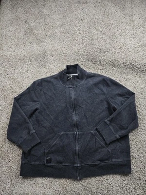 Sudadera De Colección Lauren Ralph Lauren Para Mujer 2X Gris Cremallera Completa Cuello Simulado Informal Foto 1 de 4