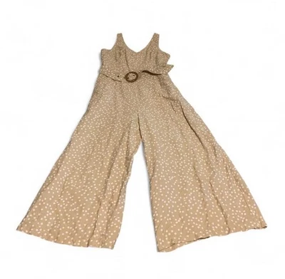 Mono de mujer Dotti talla 14 amarillo a lunares con correas ajustables  Foto 1 de 4