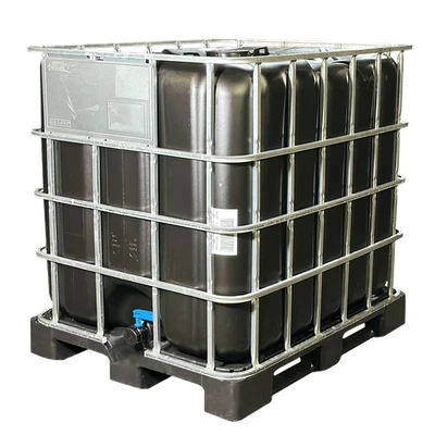 IBC-Container 1000l schwarz neu UV Innenbehälter Lebensmittel Wassertank - Bild 1 von 3