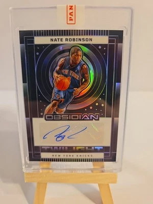 2025 Panini Obsidian Twilight Autograph Nate Robinson #Ed 31/149 Knicks  - Image 1 of 3