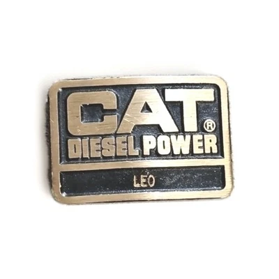 Hebilla de cinturón CAT Diesel Power de DYNABUCKLE A Employee Hebilla años 80 Foto 1 de 3
