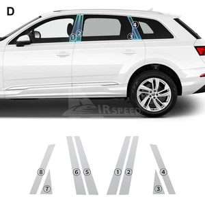 For Audi Q7 2024-2025 Car B-Pillars Precut Paint Protection Film Clear PPF TPU - Picture 1 of 9