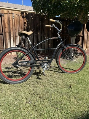 The Hotster Electre Cruiser Bike Bicycle Stream Ride Serious Flame Red Vintage - Image 1 of 4