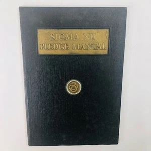1954 Sigma Nu Fraternity /  Pledge Manual Member Handbook 12th Edition book VTG - Picture 1 of 22