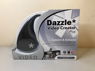 Dazzle Video Creator Plus USB Video Capture Device and Software NEW Sealed - Image 1 of 4
