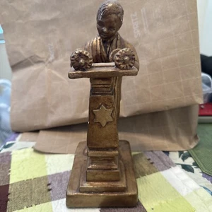 M.Rosen 1971 Jewish Praying Man Statue - Picture 1 of 12
