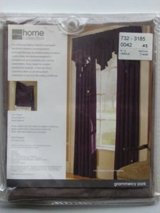 New: Jcpenney Home Collection Grammercy Park Ascout Valance Mocha Polyester - Picture 1 of 3