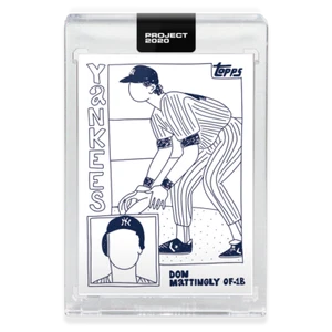 Topps PROJECT 2020 Card 155 - 1984 Don Mattingly by Fucci - Print Run: 4,292 - Picture 1 of 2