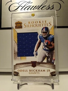 2014 Crown Royale Rookie Silhouettes Odell Beckham Jr Rookie GWJ #214 #086/199 - Picture 1 of 4