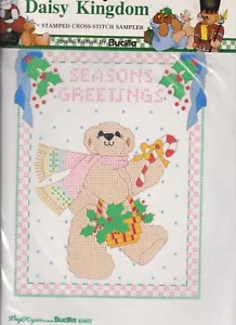 63452 BUCILLA Daisy Kingdom Puntada de Cruz - PELUCHE con TEMPORADAS SALUDOS - Imagen 1 de 1