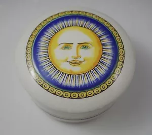 CASTELLI CERAMICA ITALIA MEDAGLIONE SOLE TONDO PORTAGIOIE STILE RINASCIMENTALE - Foto 1 di 5
