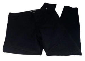 Vince Moto Skinny Ponte schwarze Damenhose Größe 10 klassisch - Bild 1 von 8